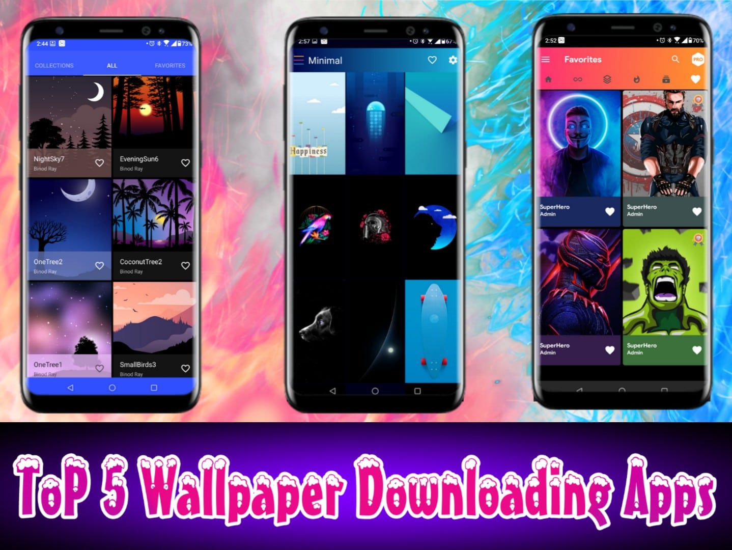 Top 5 Best HD Wallpaper Downloading Apps